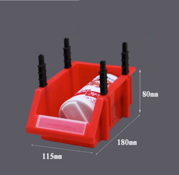 Hot selling plastic box/storage box/tool ​​box-Q1 red [18x11.5x8]