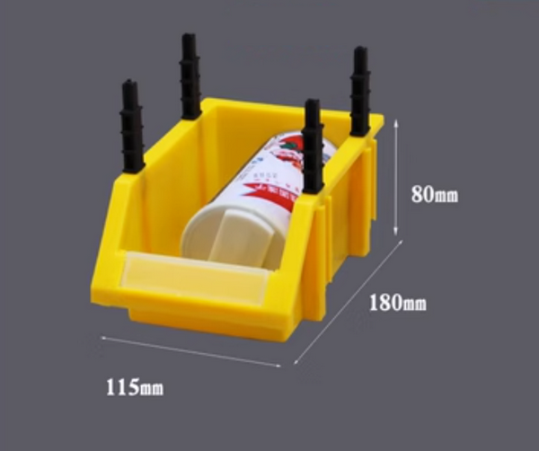 Hot selling plastic box/storage box/tool ​​box-Q1 yellow [18x11.5x8]