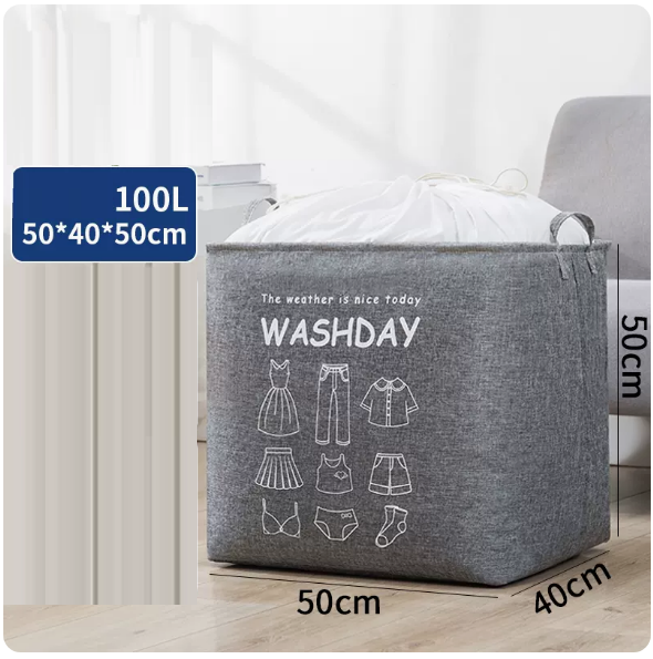 Hot selling clothing storage bag (dark gray 100 liters (bunch))