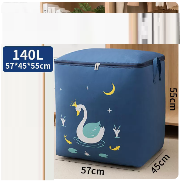 Hot selling clothing storage bag (White Swan 140L (zipper))