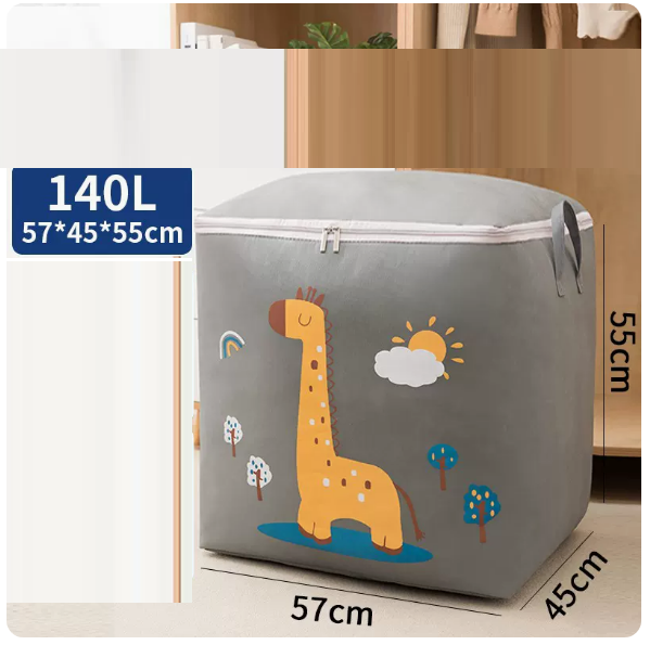 Hot Selling Clothes Storage Bag (Giraffe 140L (Zipper))