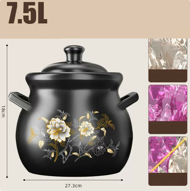 Hot selling domestic casserole (capacity 7.5L, suitable for 8-14 people)