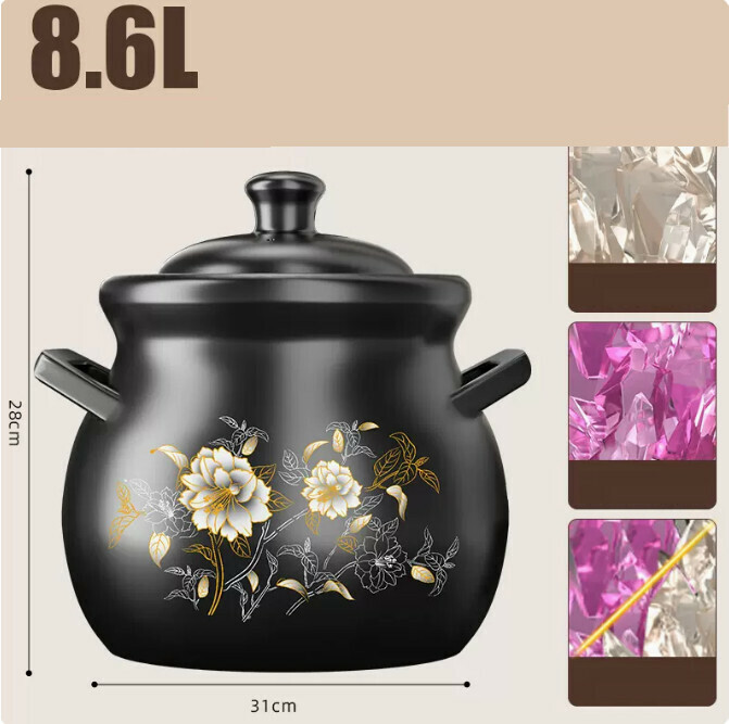Hot selling domestic casserole (capacity 8.6L, suitable for 12-17 people)