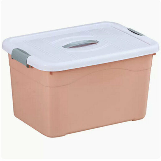 Hot selling covered storage box savings box (XL, L, M, three-piece set, Pretty Pink)