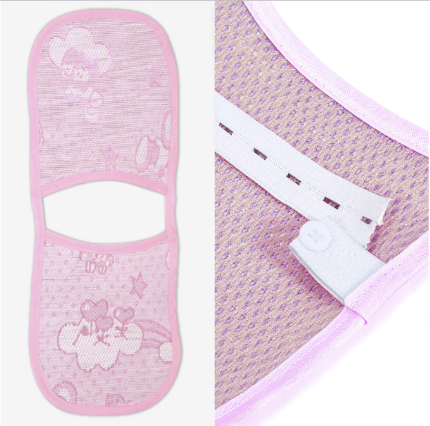 Hot Selling Hand Pillow Seat Ice Silk Breathable Baby Arm Seat (Upgraded Pinned Pink) (Size: 15cm*34cm)
