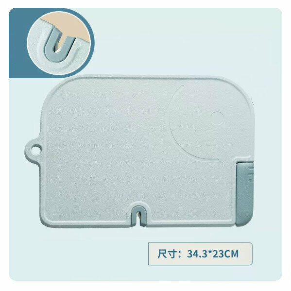 Popular wheat antibacterial food cutting board baby fruit cutting board (Duduxiang [Knife Board 2-in-1])