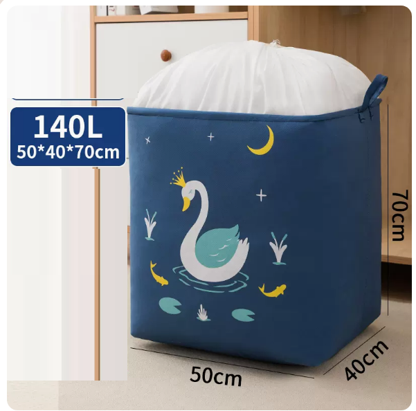 Popular clothing storage bag (White Swan 140 liters (bunch opening))