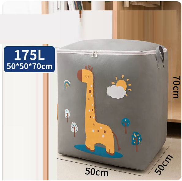Popular clothing storage bag (Giraffe 175 liters (zipper))