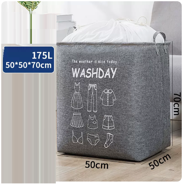 Popular clothing storage bag (dark gray 175 liters (bunch))