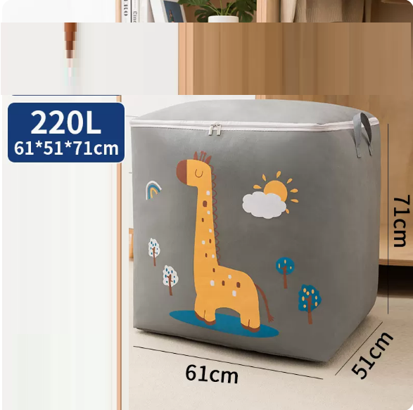 Popular clothing storage bag (Giraffe 220L (zipper))