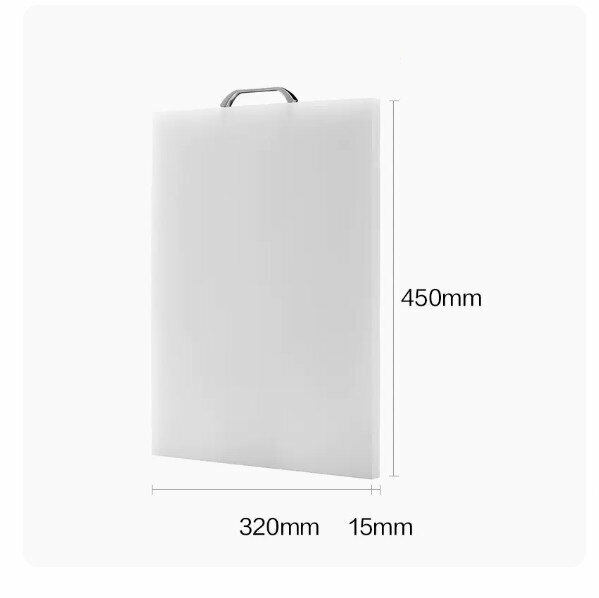 Hot-selling mildew-proof plastic cutting board for home use, cutting board, double-sided sticky board ([Large Size] 45 × 32 × 1.5cm)