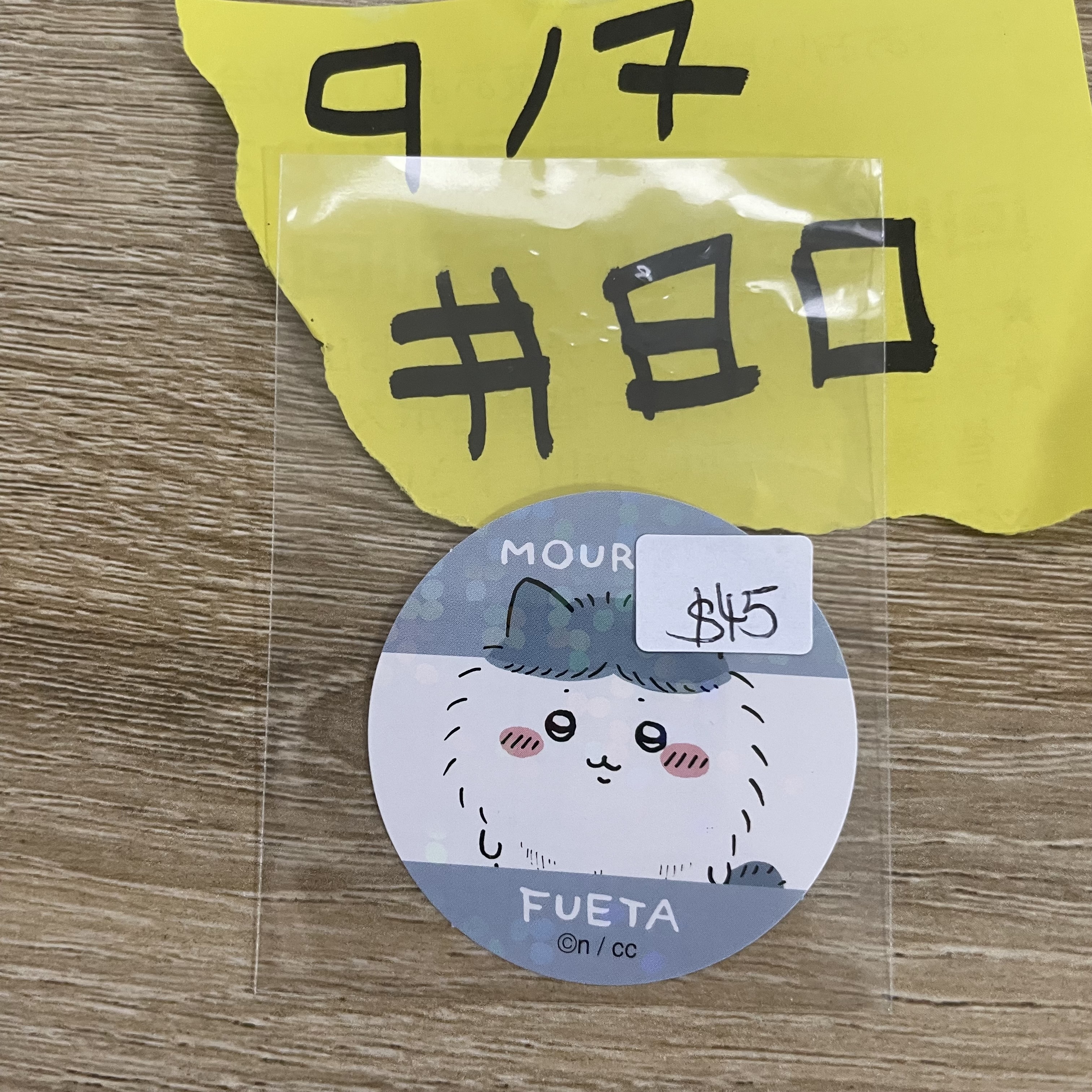 CHIIKAWA 八字貓 貼紙#80