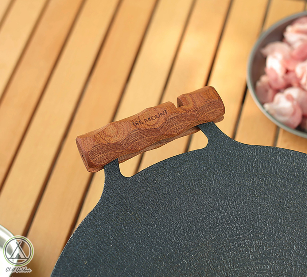 ISE 烤盤把手 木柄隔熱