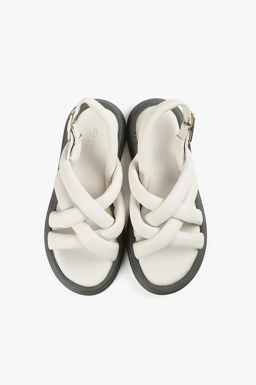 Puffy Straps 交叉厚底涼鞋