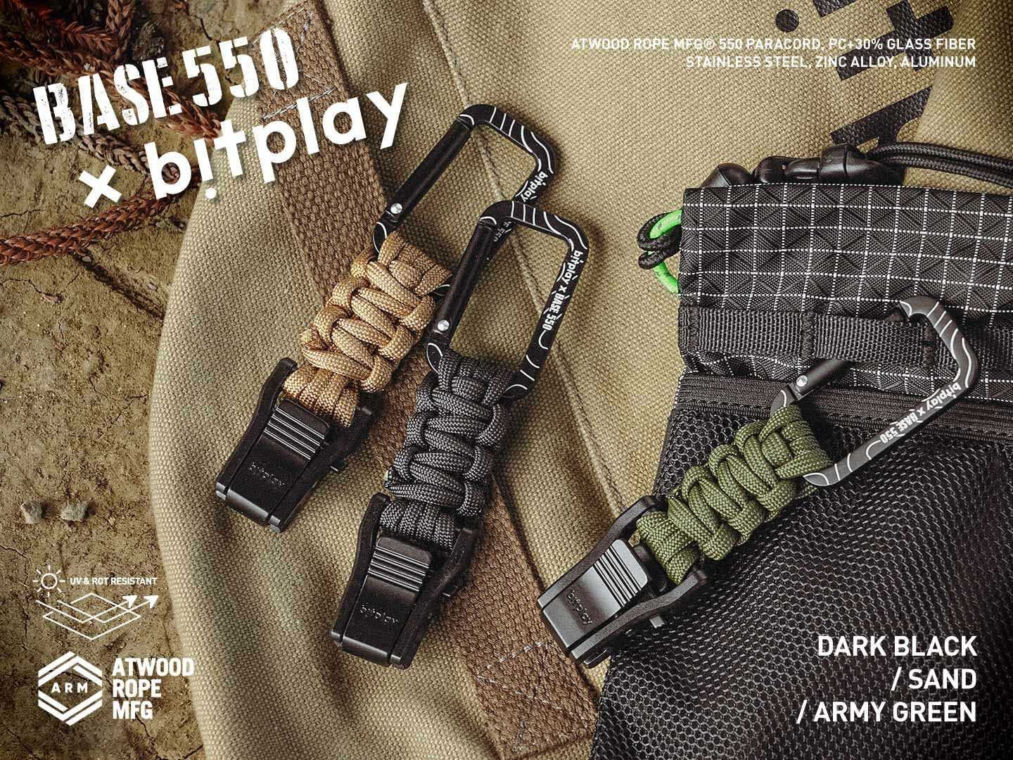 bitplay | Base550聯名款 手工編織瞬扣夾【bitplay官方授權經銷】