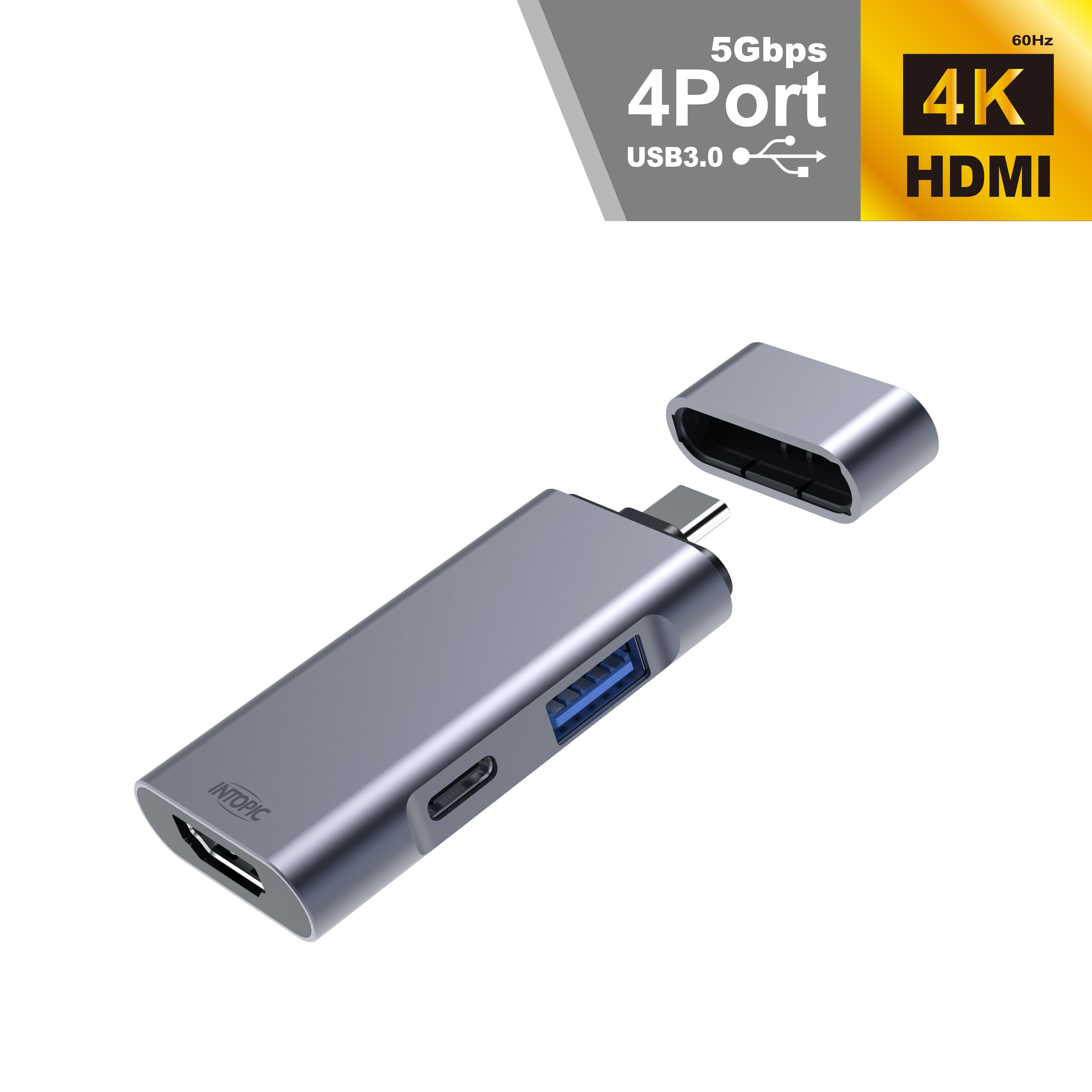 三合一Type-C多功能轉接器 HBC-375