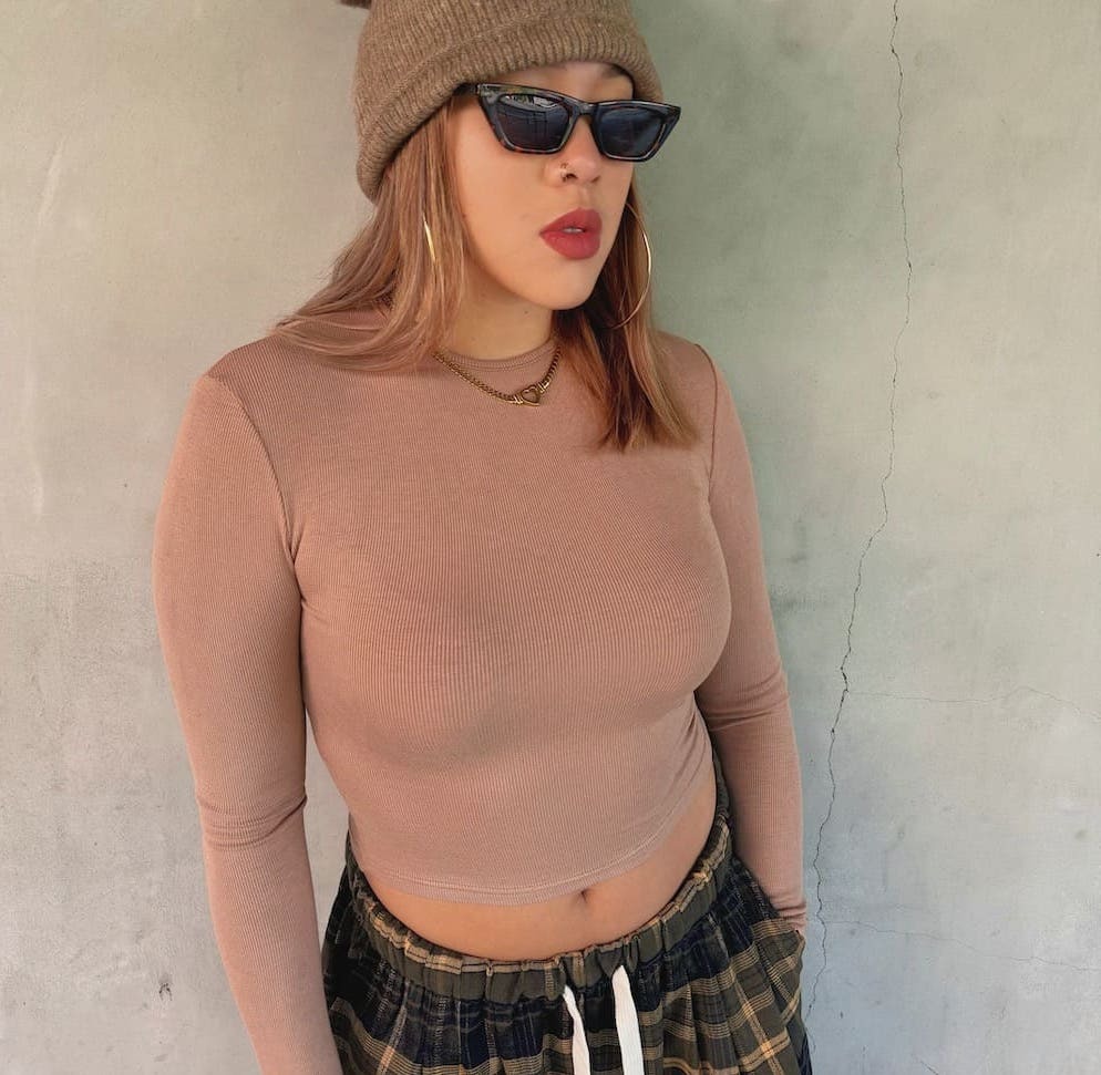 𝐑𝐢𝐛𝐅𝐥𝐞𝐱™美式螺紋圓領長袖Tee(4色)