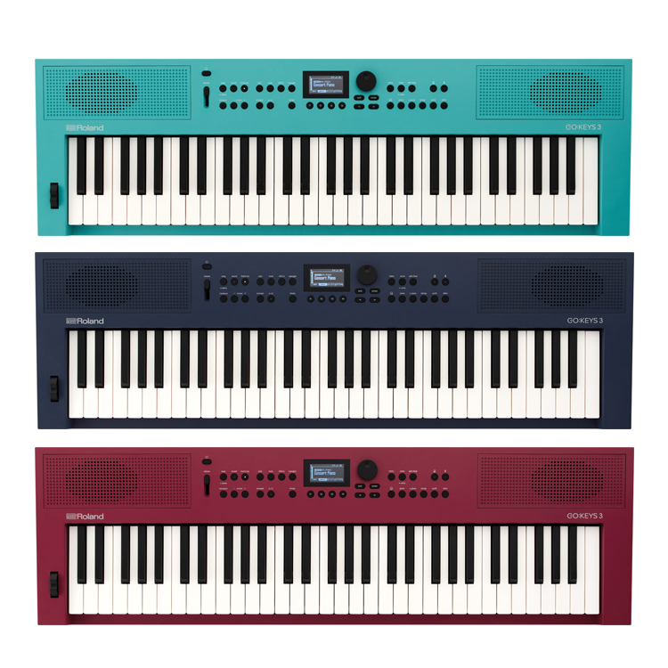 ROLAND GO:KEYS 3 61鍵 電子琴 自動伴奏 可接APP 三色售