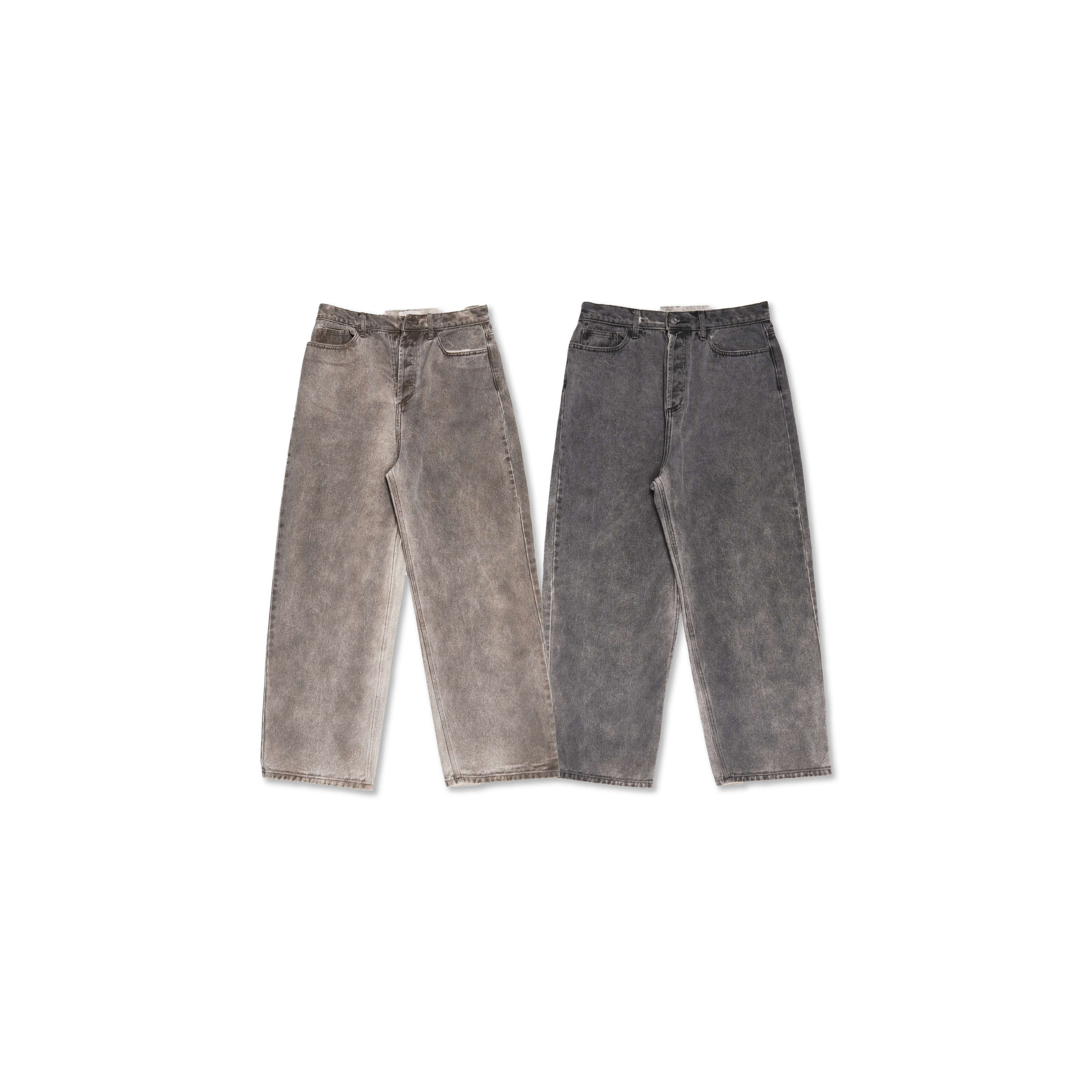 FRAGILE FGB-01 Dyed Baggy Denim