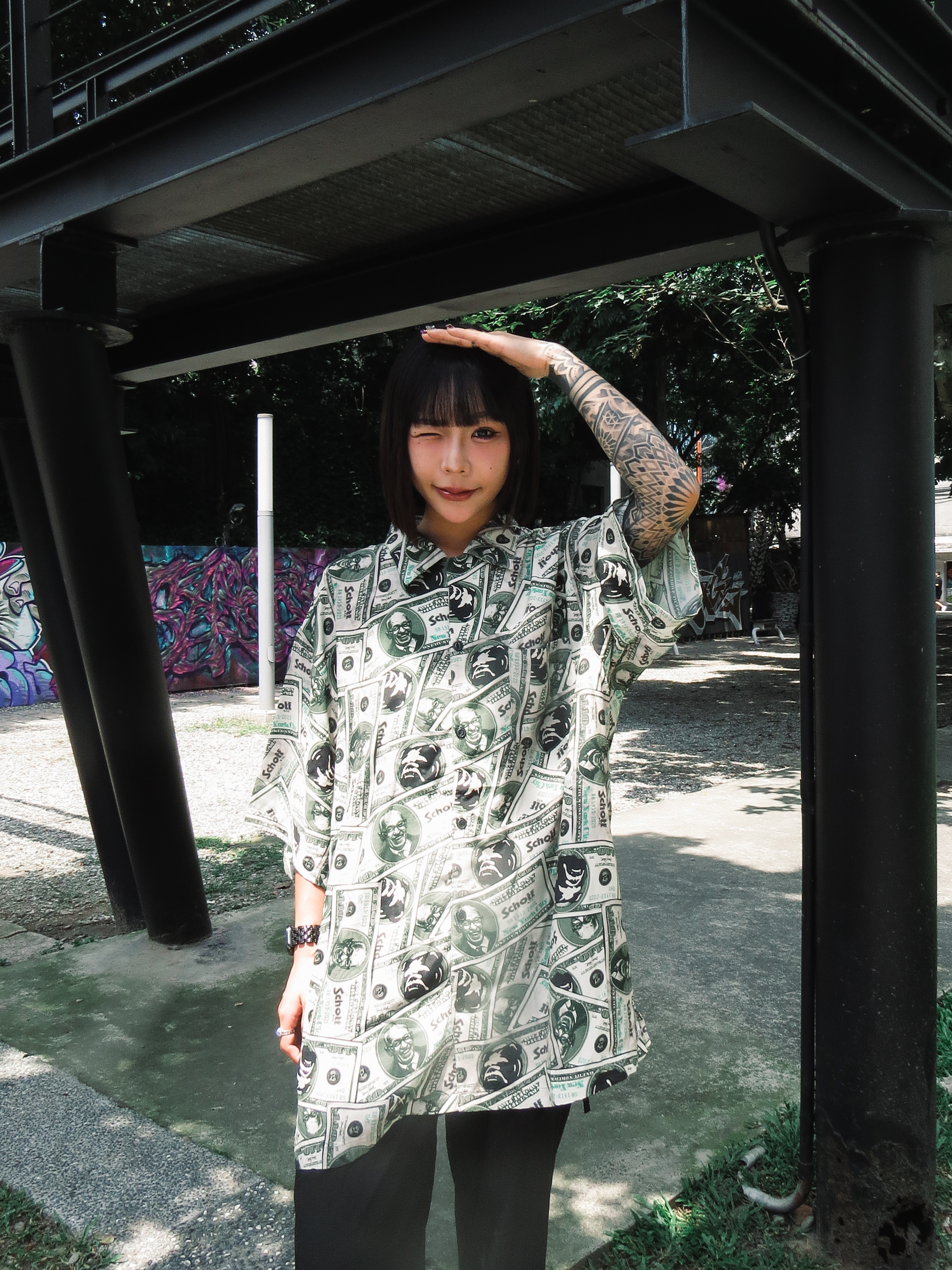 『Always_Good』日單 Schott NYC 美金鬥牛犬 古巴領 短袖襯衫