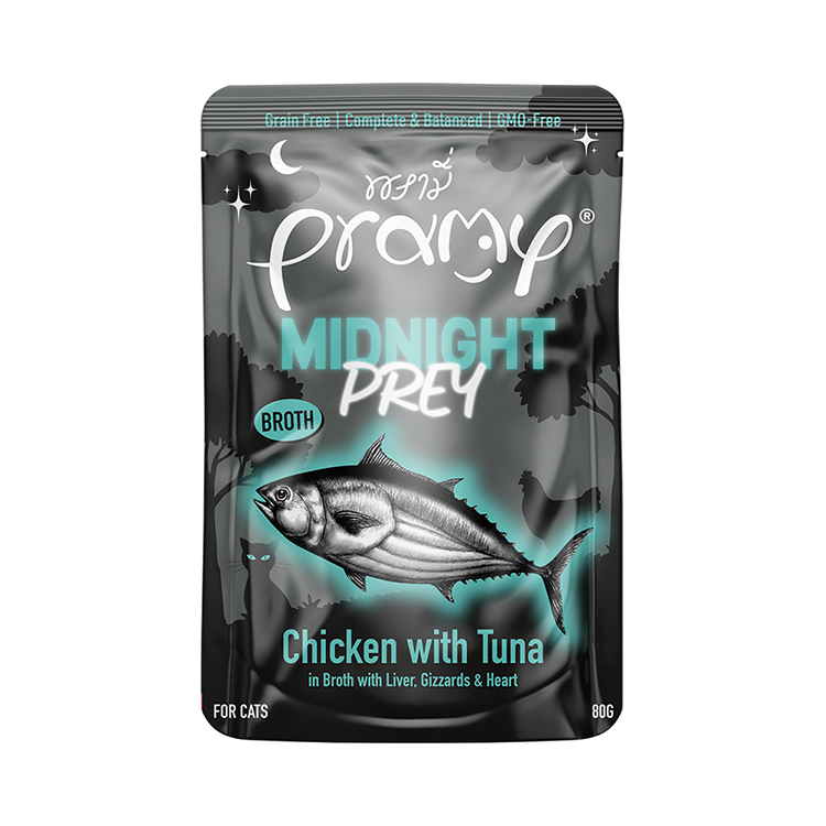 Pramy 午夜饗宴 雞肉鮪魚煲湯 主食餐包