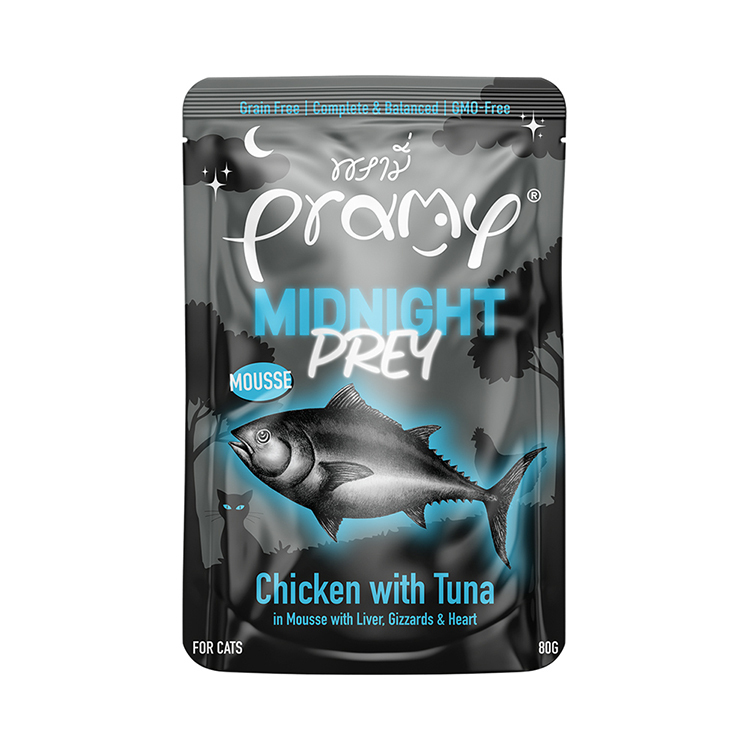 Pramy 午夜饗宴 雞肉鮪魚慕斯 主食餐包