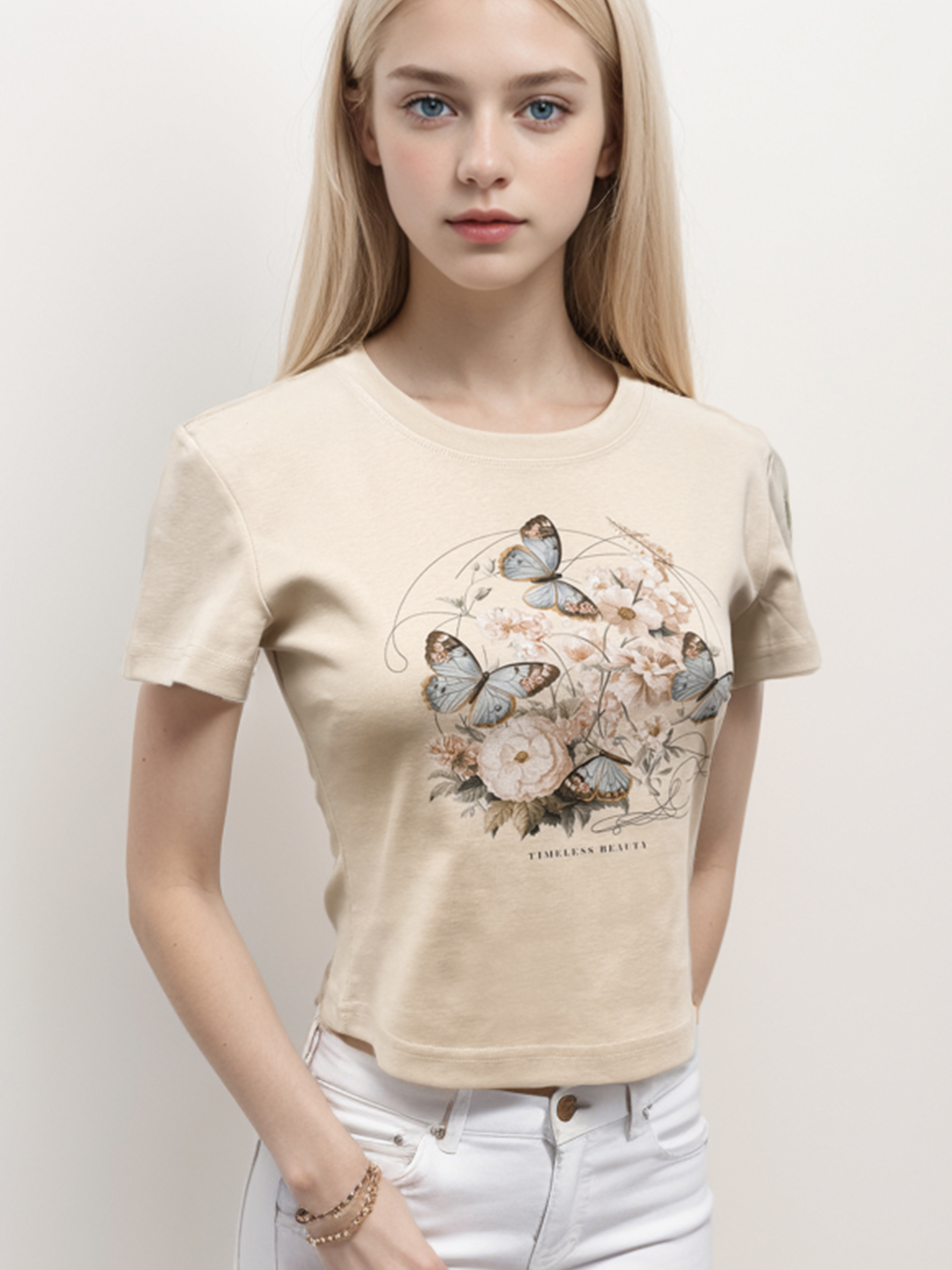 Casual Blossoms 收腰Tee