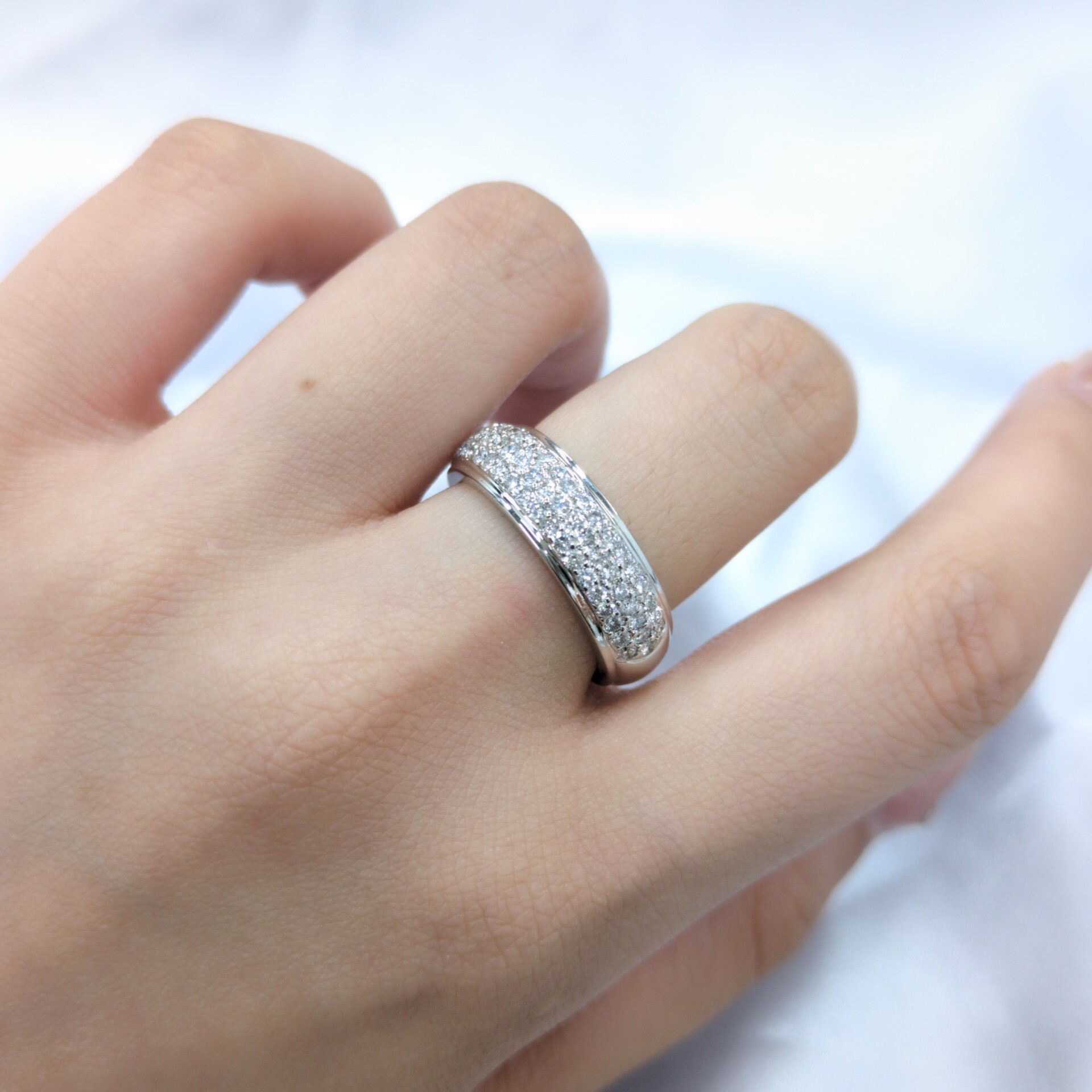 18K White Gold 0.80ct Diamond Ring