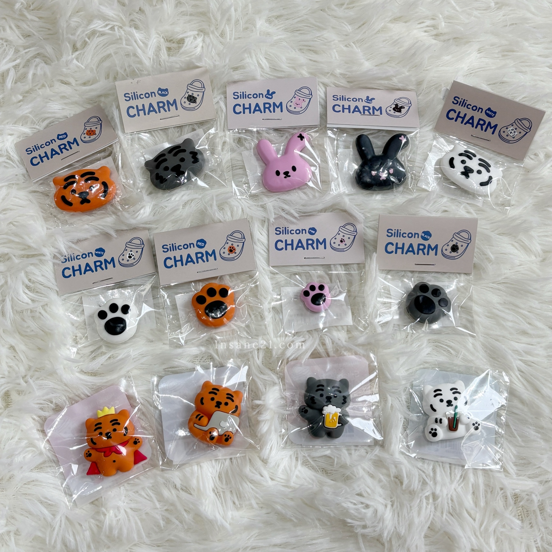 韓國文創 MUZIK TIGER 小老虎 CROCS 鞋扣 單個