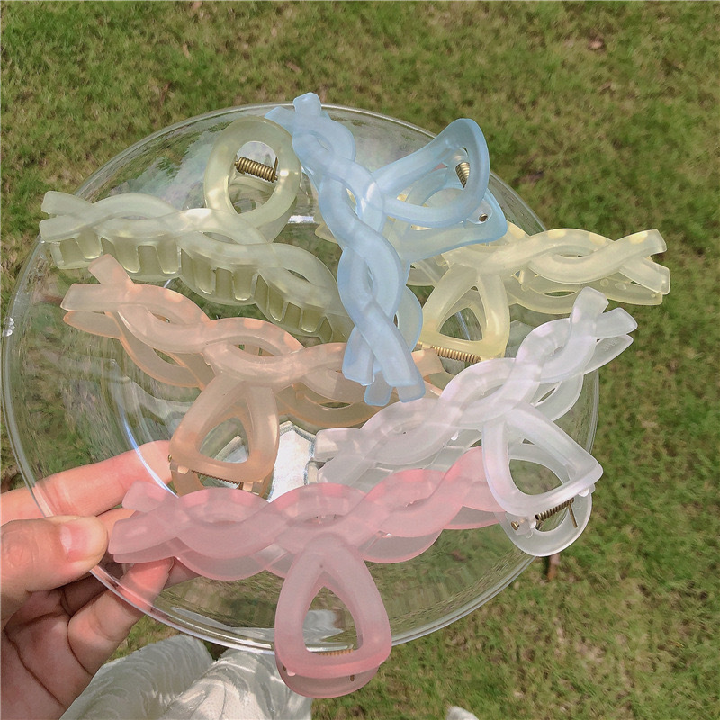 Jelly Colour Twist Hair Claw