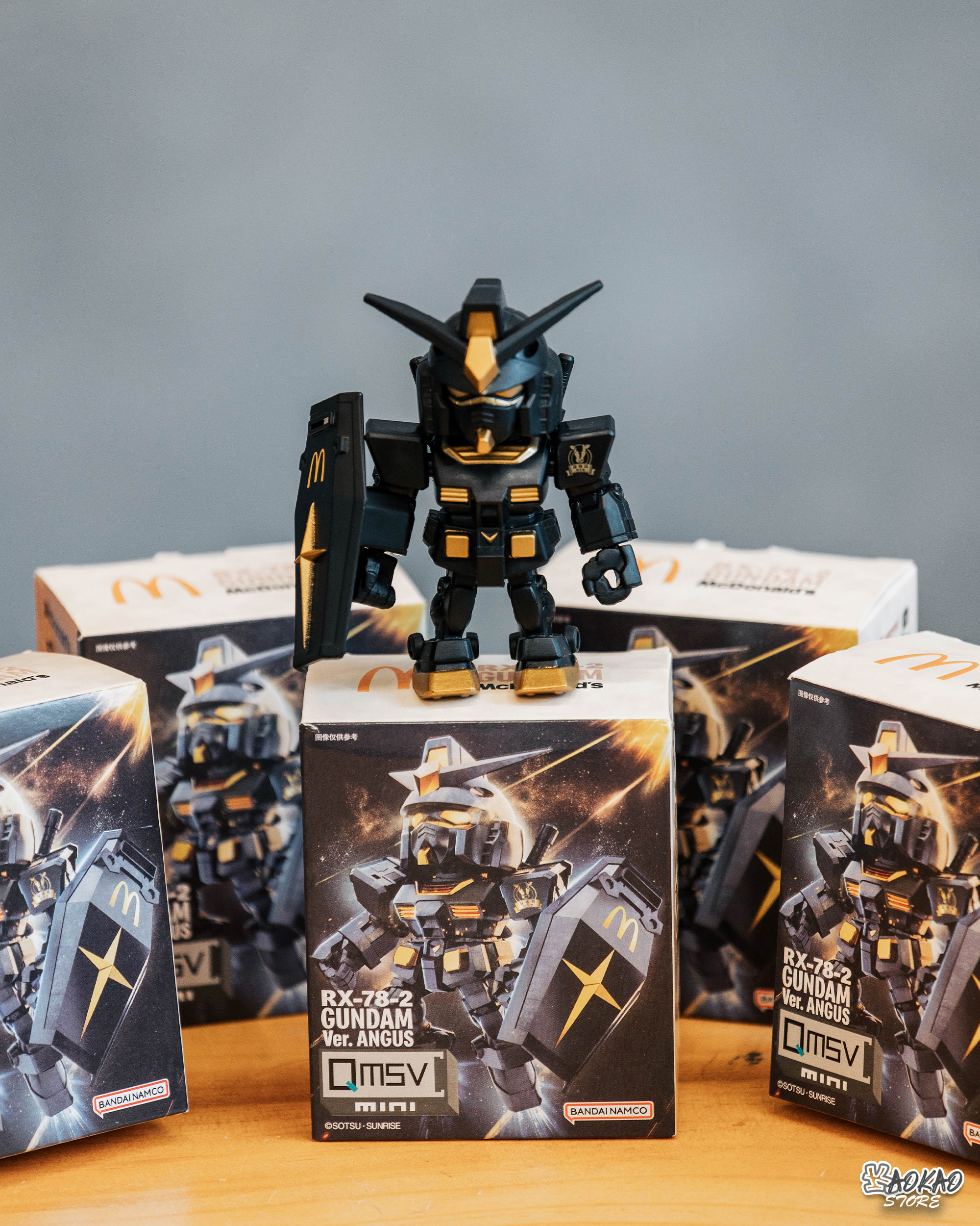 麥當勞限定聯名鋼彈公仔 RX-78-2 McDonald's x Gundam 黑金鋼彈