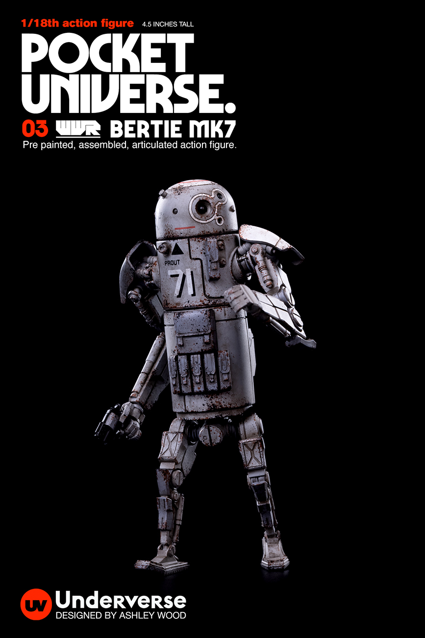 Underverse : 1/18 口袋宇宙系列 Bertie 太平洋軍艦配色