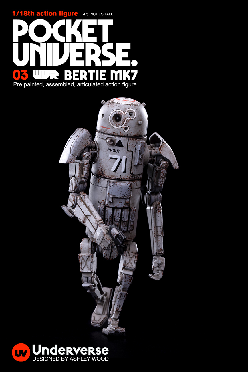 Underverse : 1/18 口袋宇宙系列 Bertie 太平洋軍艦配色