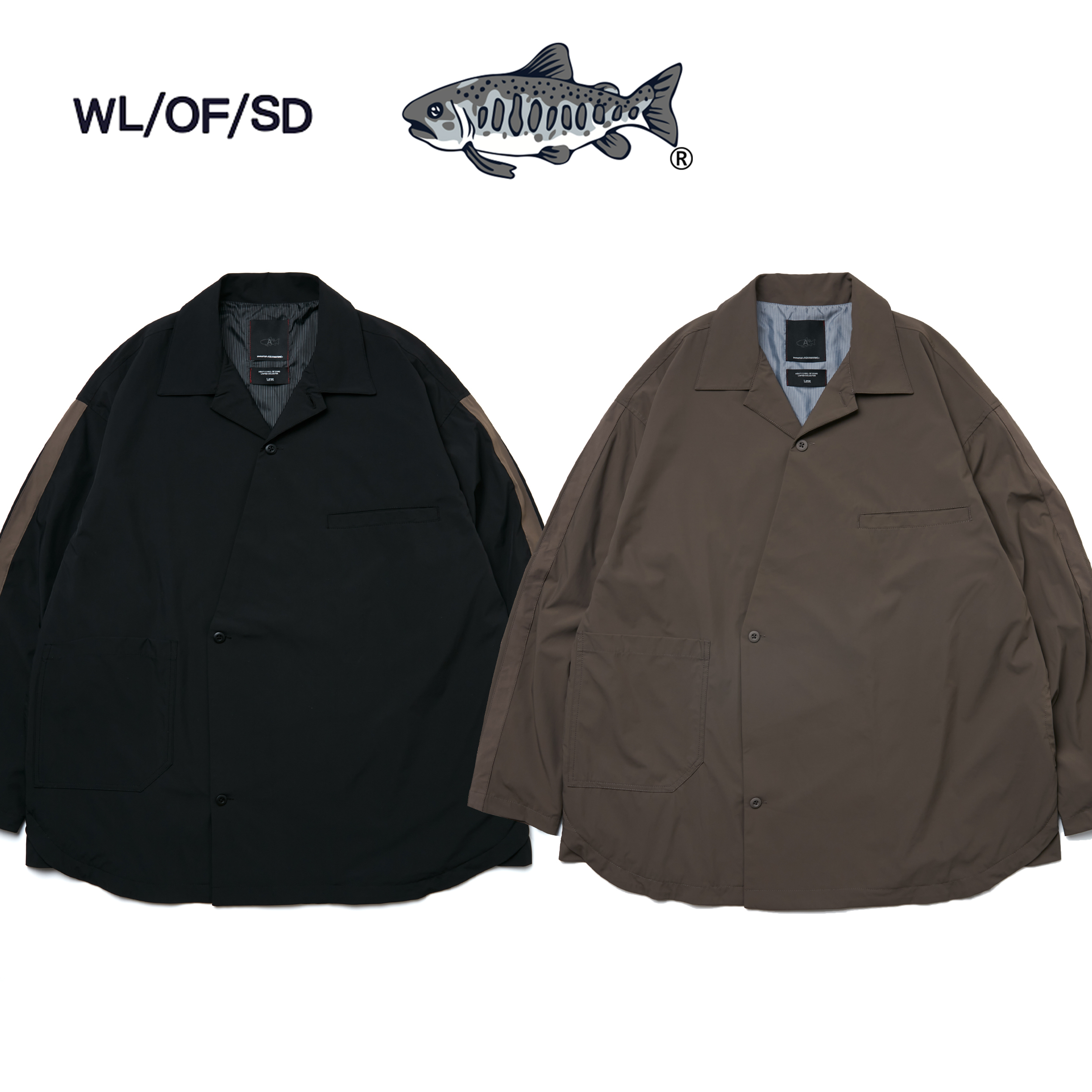 AGILITY x WLOFSD / “Scale“ Samue Track shirt [NO.10]