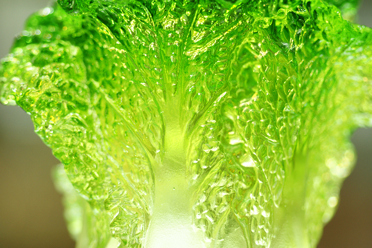 鹿港窯禮品館│琉璃-擺飾 文鎮 筆筒 玉白菜筆筒│開店開業開市禮品 辦公室客廳裝飾