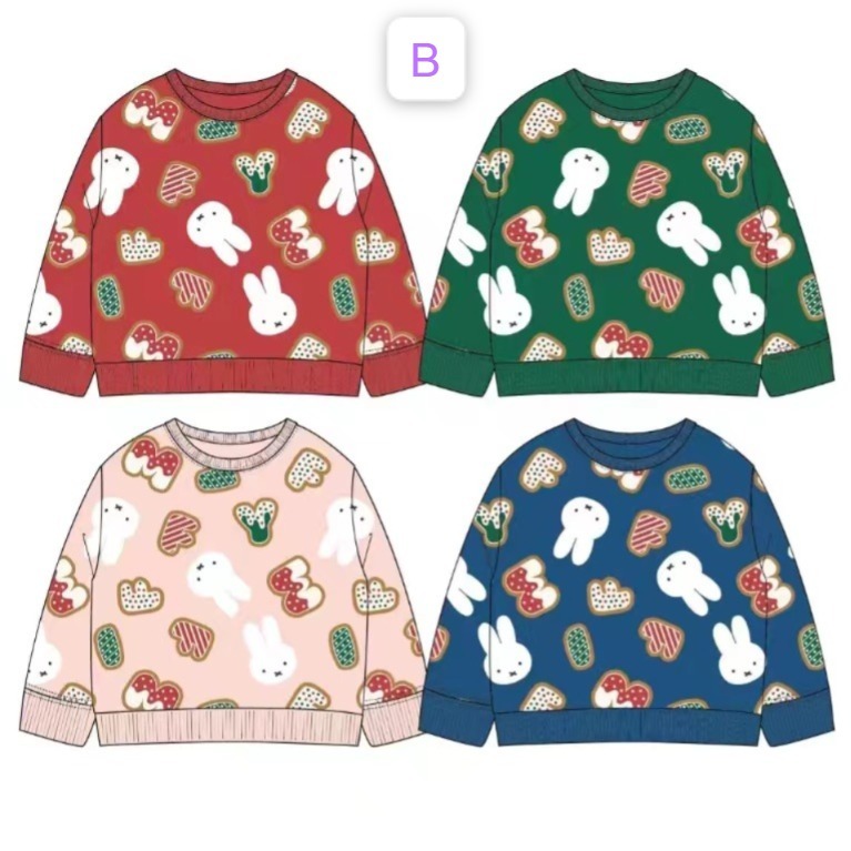 Miffy 聖誕系列毛圈衛衣