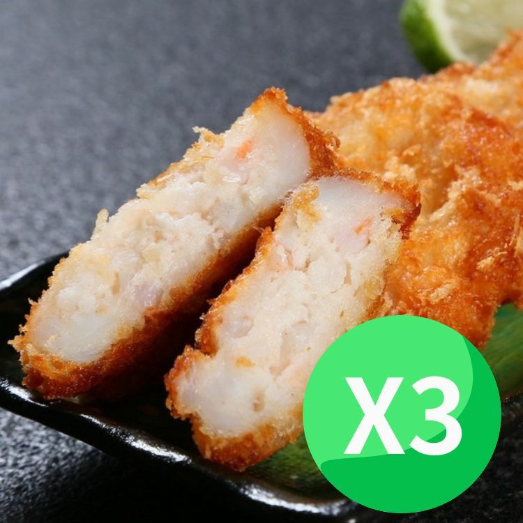 澎湖花枝蝦排 580g 3包組