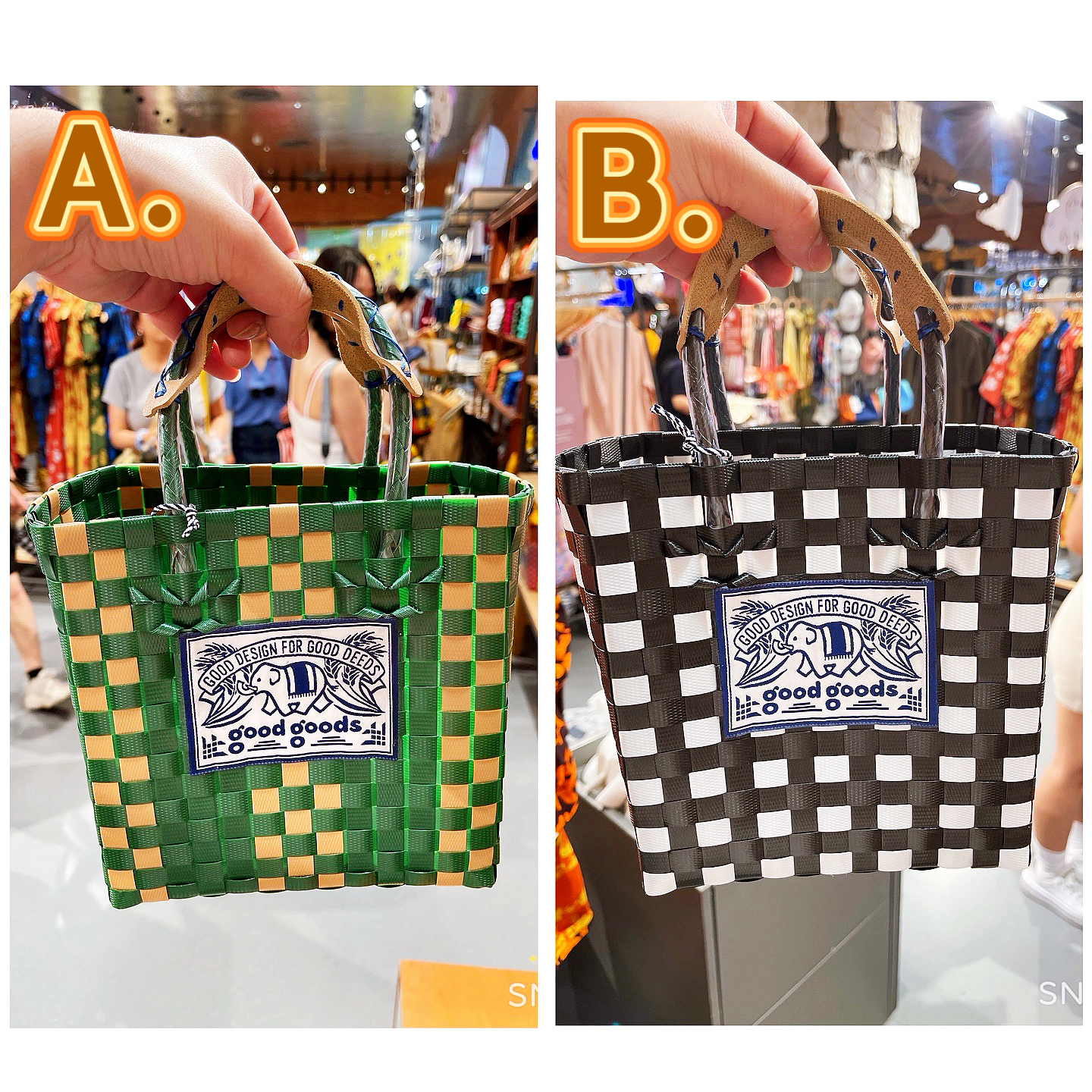 泰國 Good Goods 全人手作滕織挽袋