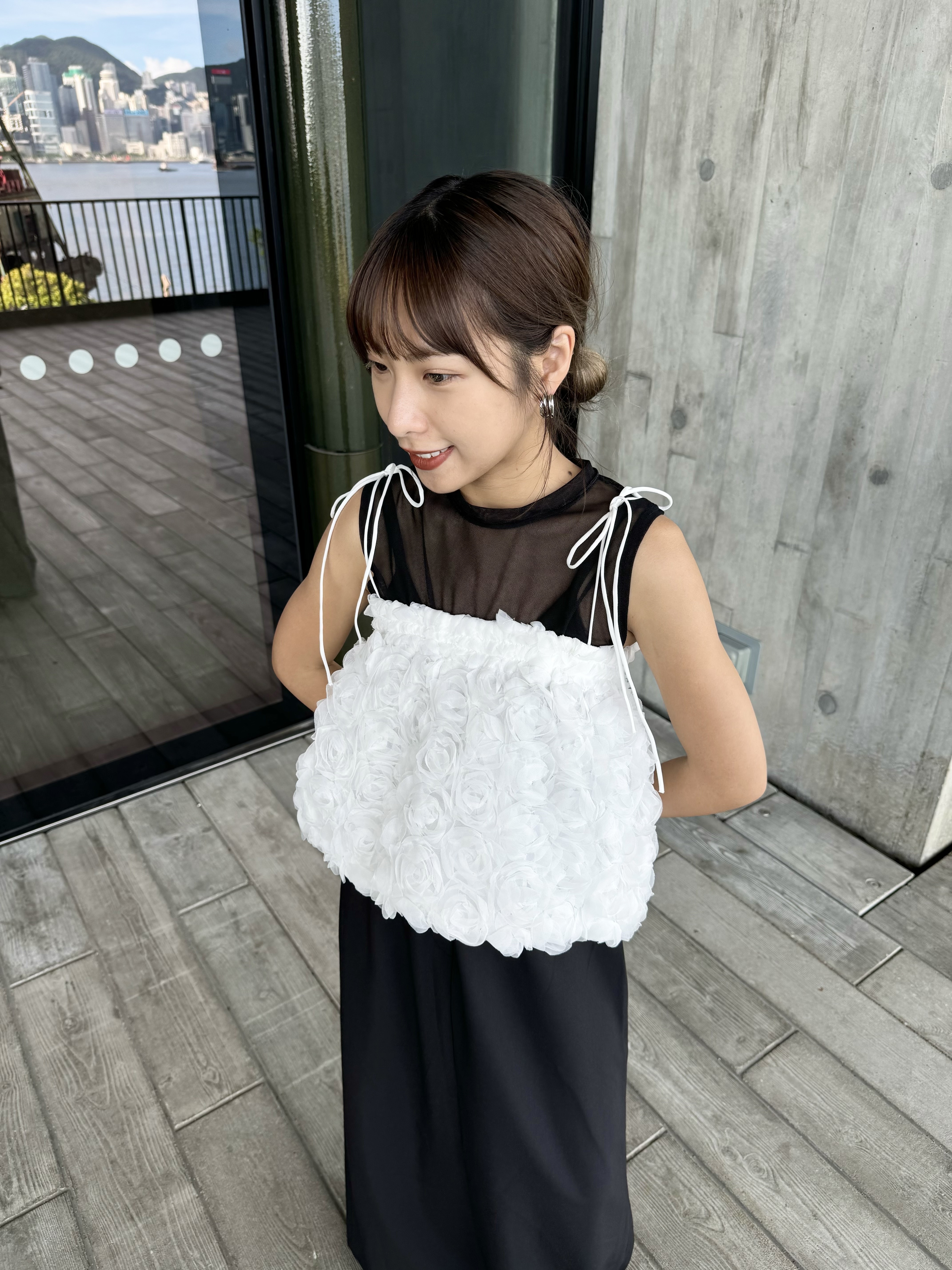 玫瑰花立體短款外搭