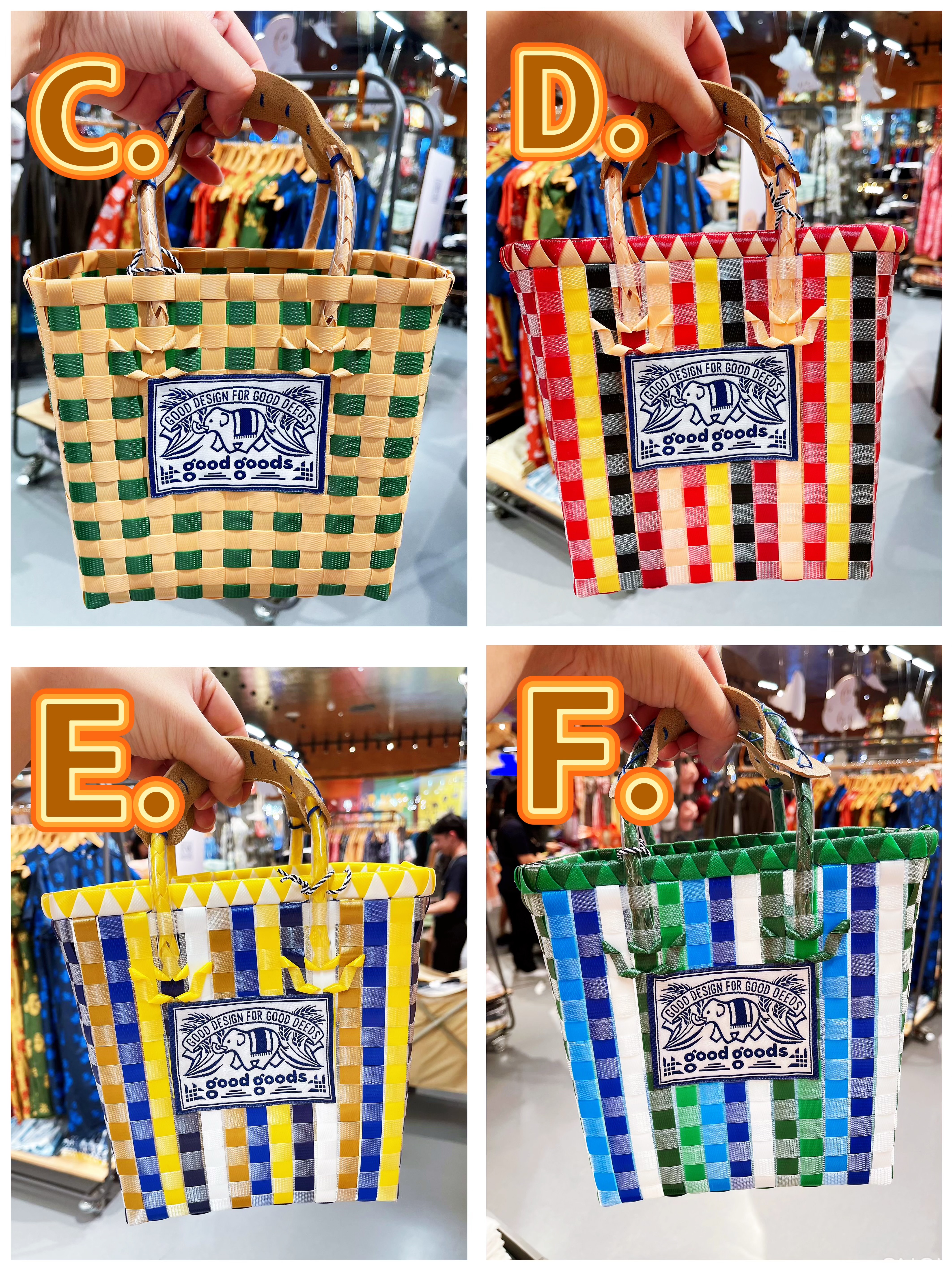 泰國 Good Goods 全人手作滕織挽袋