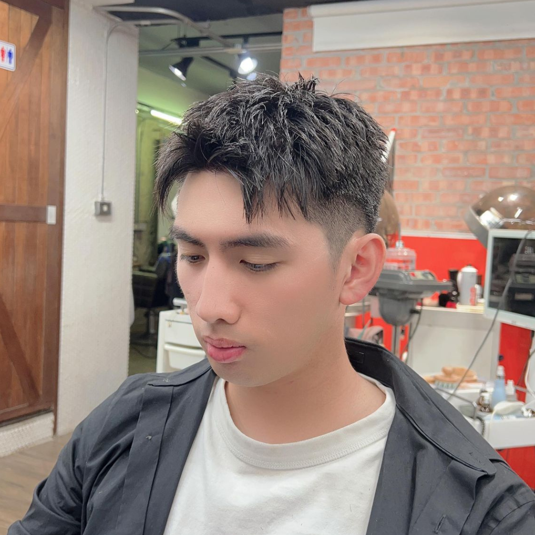 台北公館髮廊推薦雅澤美髮設計師Nick劉亞仁短髮+壓貼燙作品