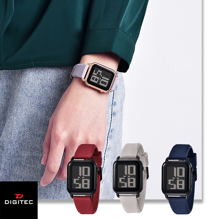 DIGITEC 數碼科技 DGS-6090T 休閒運動繽紛多色電子錶