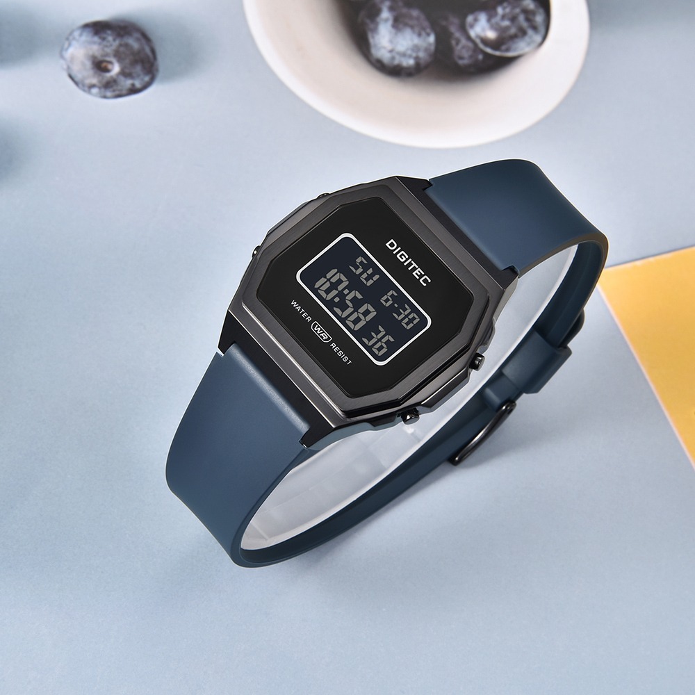 【DIGITEC 數碼科技 】 DGS-7125T 休閒運動繽紛多色 黑框 電子錶