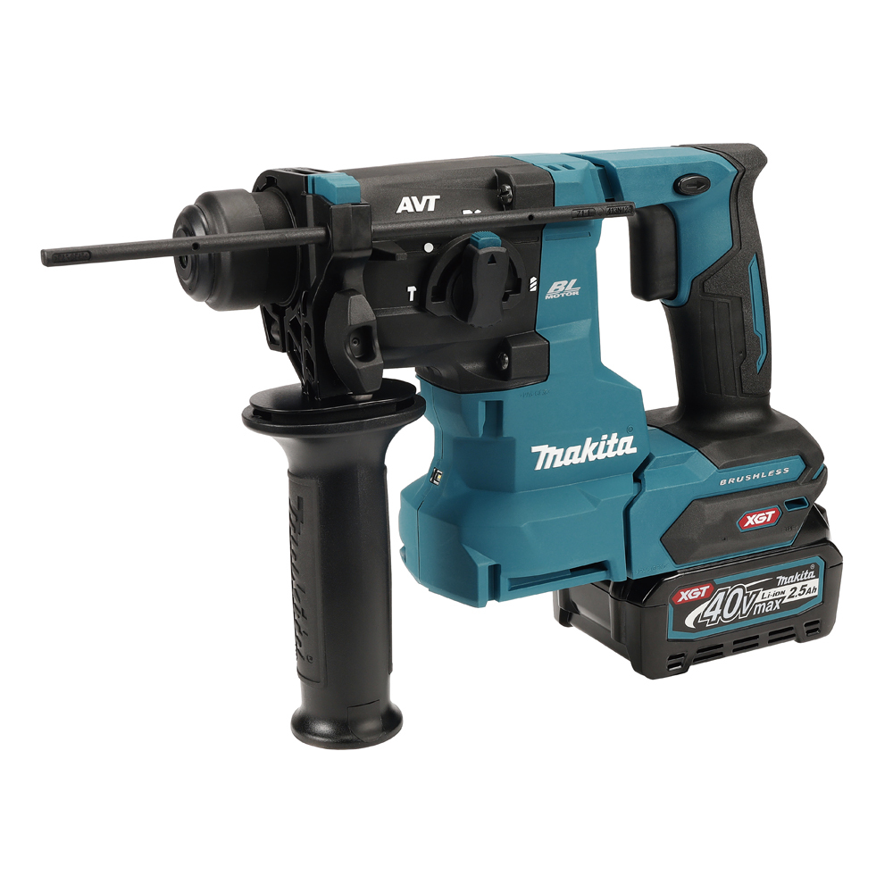 牧田｜HR010G 充電式無刷四溝鎚鑽（40V）