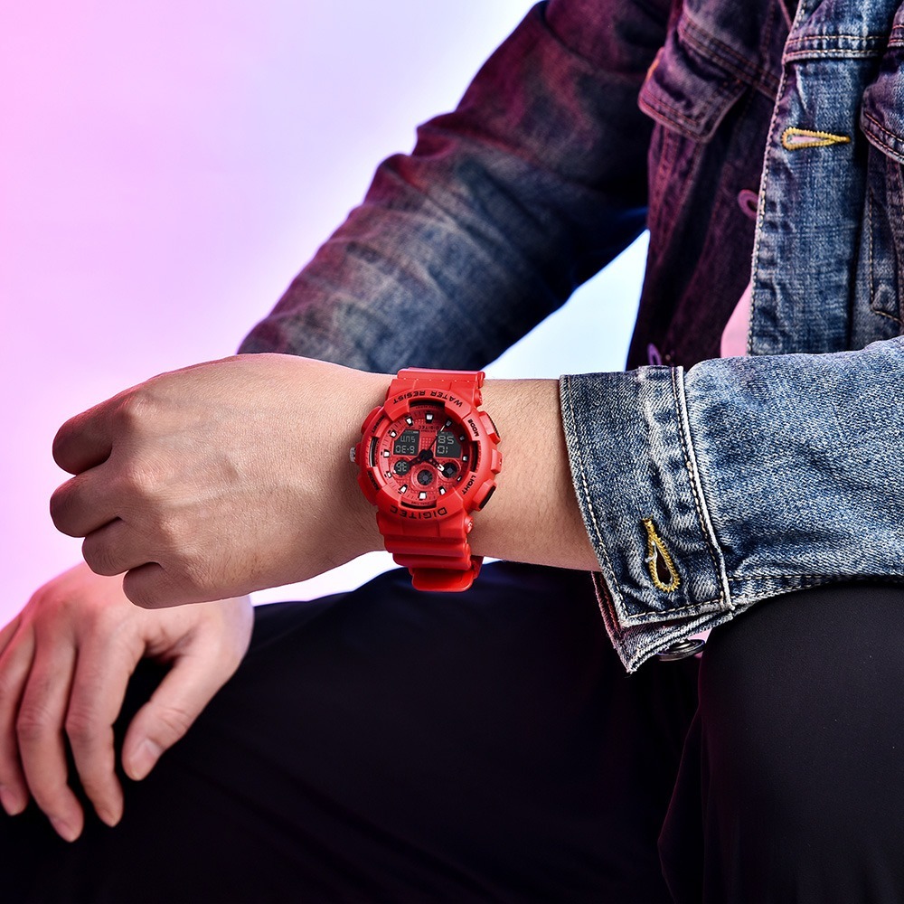 【DIGITEC 數碼科技 】 DA-2011T 運動潮流多功能雙顯防水電子錶