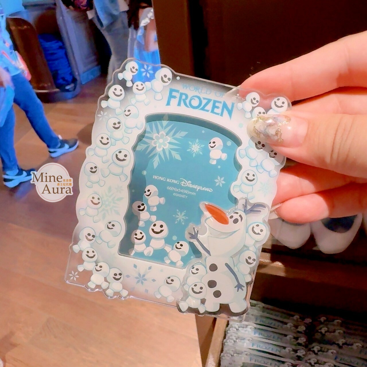 World of Frozen 限定  迷你小雪寶 Olaf 集合圖案 造型 磁鐵 相框 冰雪奇緣 Frozen -香港迪士尼樂園
