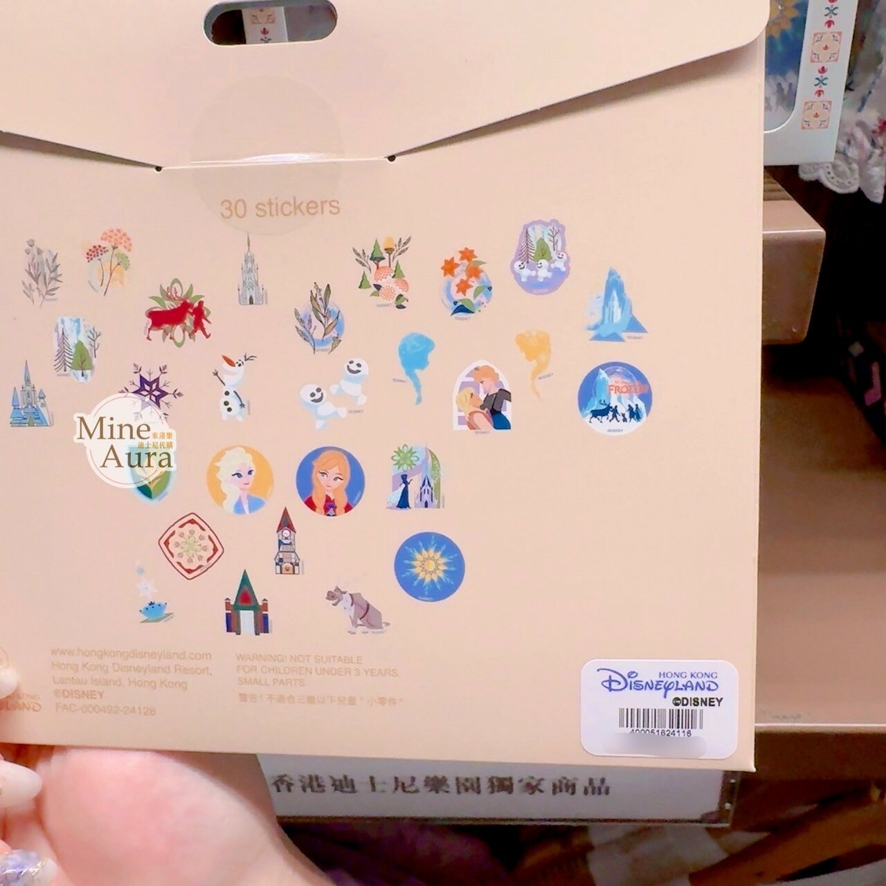World of Frozen 限定 貼紙 文具用品 冰雪奇緣 Frozen -香港迪士尼樂園