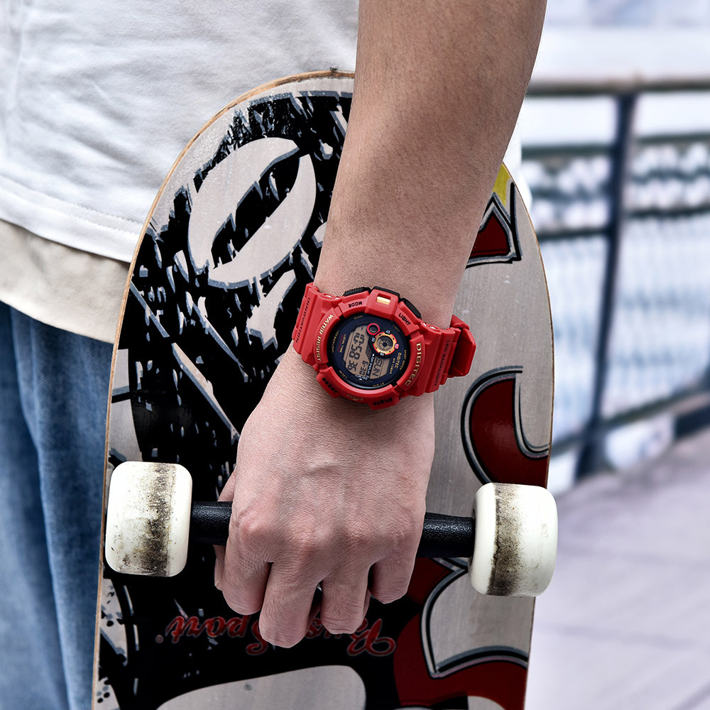 【DIGITEC 數碼科技】DG-5028T 工業風科技 男士時尚 商務旅行 運動休閒 圓形矽膠 電子錶 手錶