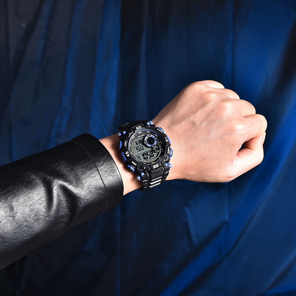 【DIGITEC 數碼科技】DG-5030T 男士時尚 簡約基礎多色 商務旅行 運動休閒 圓形矽膠 電子錶 手錶