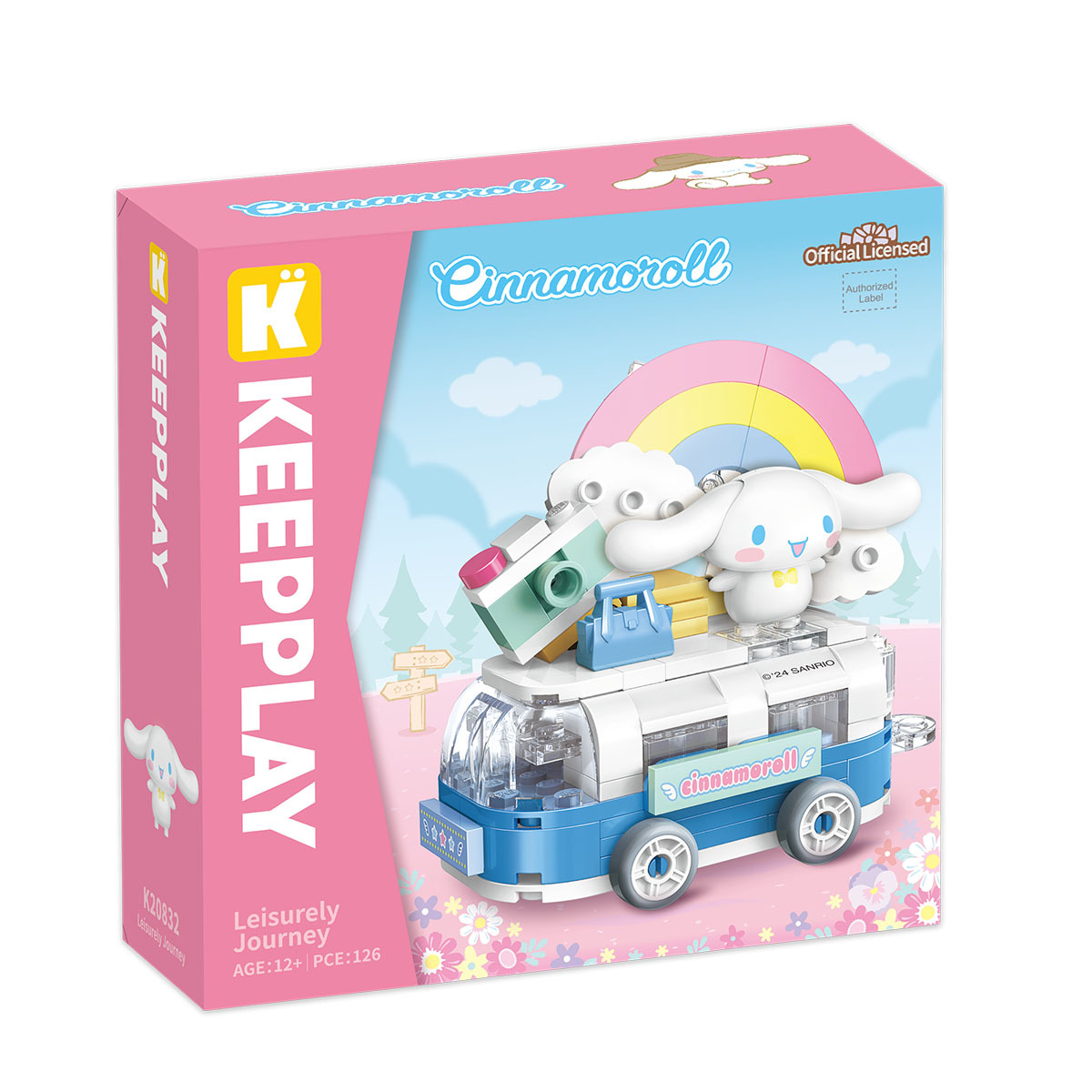 Sanrio characters花車巡游積木 Cinnamoroll悠閑之旅